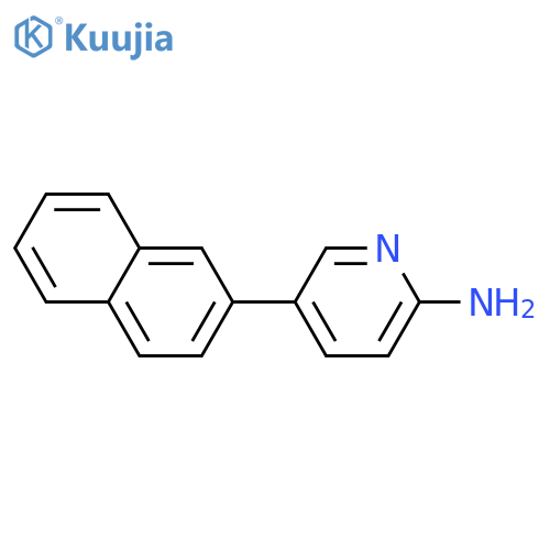 5-Naphthalen-2-ylpyridin-2-amine structure