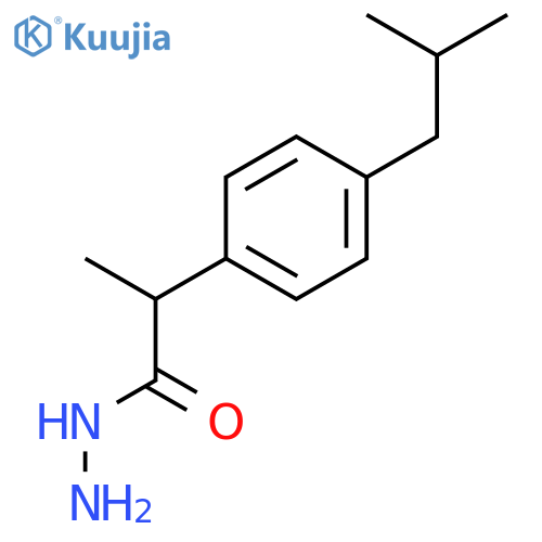 2-(4-Isobutylphenyl)propanohydrazide structure