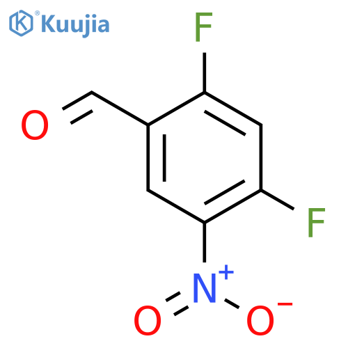 2,4-Difluoro-5-nitrobenzaldehyde structure