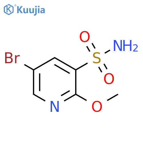 5-bromo-2-methoxypyridine-3-sulfonamide structure