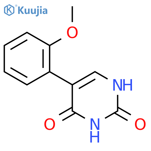 5-(2-Methoxyphenyl)-1H-pyrimidine-2,4-dione structure