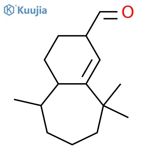 1,3-Himachaladien-15-ol; (6α,7α)-form, 15-Aldehyde, 3β,4-dihydro structure