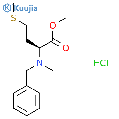 N-Benzyl-N-methyl-L-methionine Methyl Ester Hydrochloride structure