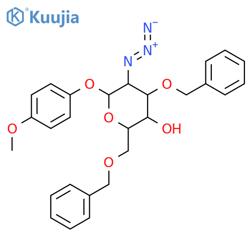 4-Methoxyphenyl 2-Azido-3,6-di-O-benzyl-2-deoxy-β-D-glucopyranoside structure