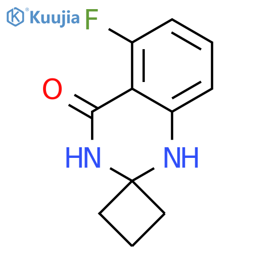 5'-Fluoro-1'H-spiro[cyclobutane-1,2'-quinazolin]-4'(3'H)-one structure