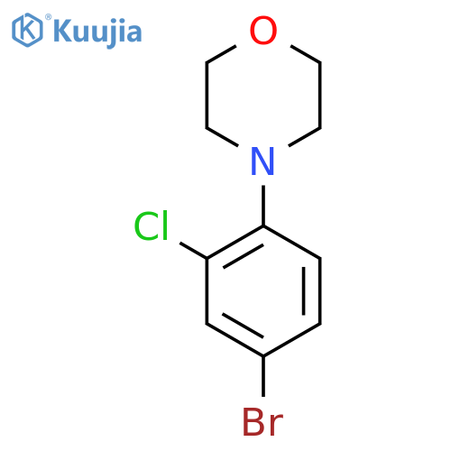 4-(4-Bromo-2-chlorophenyl)morpholine structure