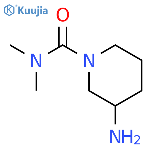 3-Amino-N,N-dimethylpiperidine-1-carboxamide structure