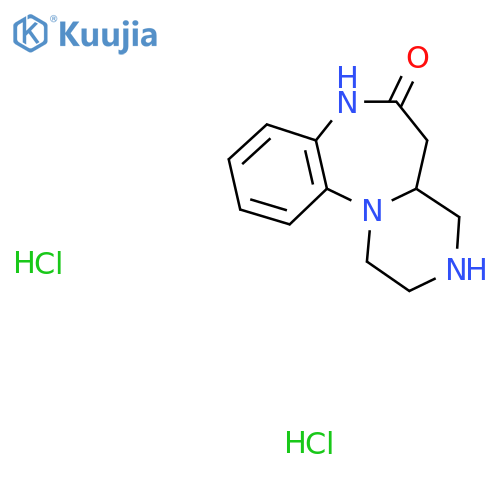 1,2,3,4,4a,5-HexahydrobenzoBPyrazino1,2-D1,4Diazepin-6(7h)-One 2hcl structure
