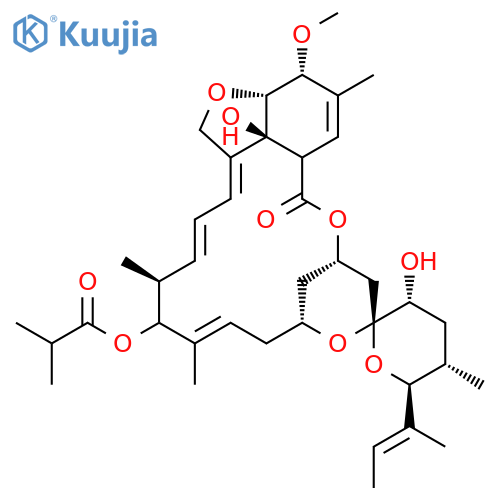 (2aE,3'R,4E,5'S,6S,6'S,8E,11R,13S,15S,20R,20aR,20bS)-3',20b-dihydroxy-20-methoxy-5',6,8,19-tetramethyl-6'-[(1E)-1-methylprop-1-en-1-yl]-17-oxo-3',4',5',6,6',10,11,14,15,17,17a,20,20a,20b-tetradecahydro-2H,7H-spiro[11,15-methanofuro[4,3,2-pq][2,6]benzodiox structure