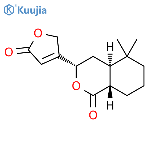 1H-2-Benzopyran-1-one, 3-(2,5-dihydro-5-oxo-3-furanyl)octahydro-5,5-dimethyl-, (3S,4aR,8aS)- structure