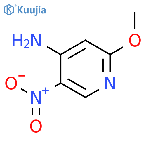 2-methoxy-5-nitro-pyridin-4-amine structure
