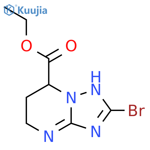 Ethyl 2-Bromo-4,5,6,7-Tetrahydro-[1,2,4]Triazolo[1,5-A]Pyrimidine-7-Carboxylate(WX140915) structure