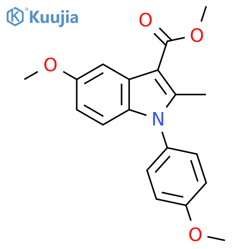 Methyl 5-methoxy-1-(4-methoxyphenyl)-2-methyl-1H-indole-3-carboxylate structure