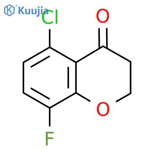 5-Chloro-8-fluorochroman-4-one structure