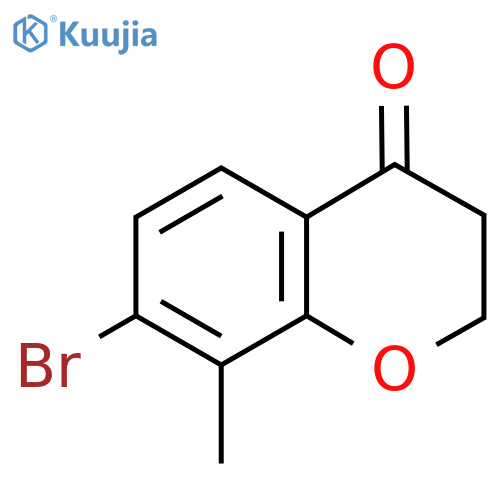 7-Bromo-8-methyl-chroman-4-one structure