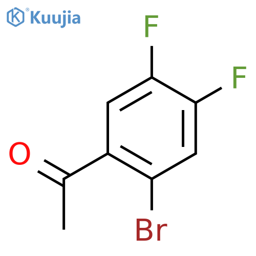 1-(2-Bromo-4,5-difluorophenyl)ethanone structure
