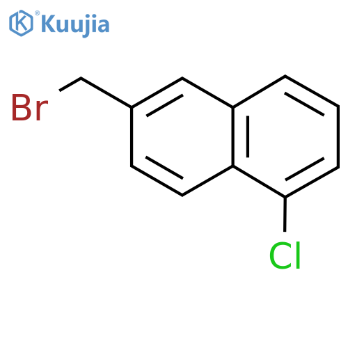 2-(Bromomethyl)-5-chloronaphthalene structure