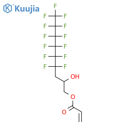 3-Perfluorohexyl-2-hydroxypropyl acrylate structure