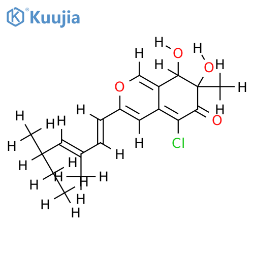 (8R)-(11Z)-7-deacetyl-O8,8-dihydro-7-epi-sclerotiorin structure