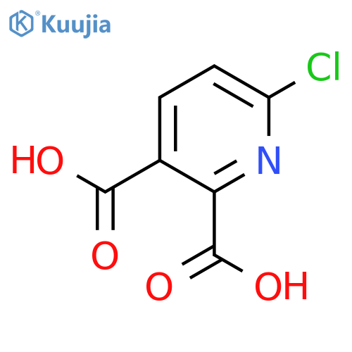 6-Chloropyridine-2,3-dicarboxylic acid structure