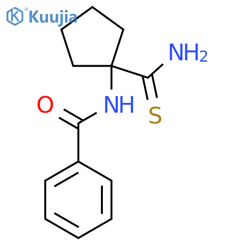 N-(1-Carbamothioylcyclopentyl)benzamide structure