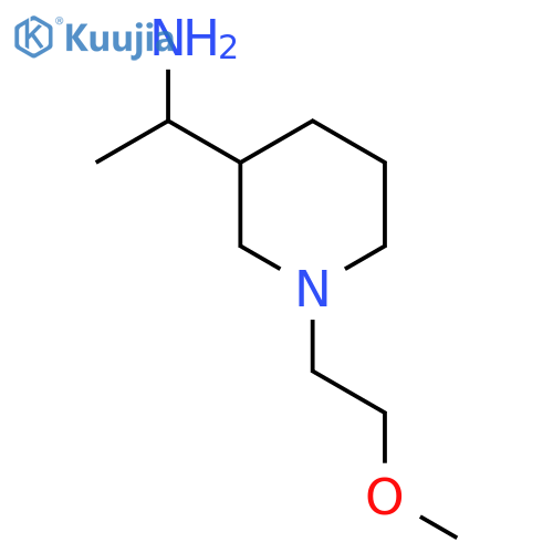 1-1-(2-methoxyethyl)piperidin-3-ylethan-1-amine structure