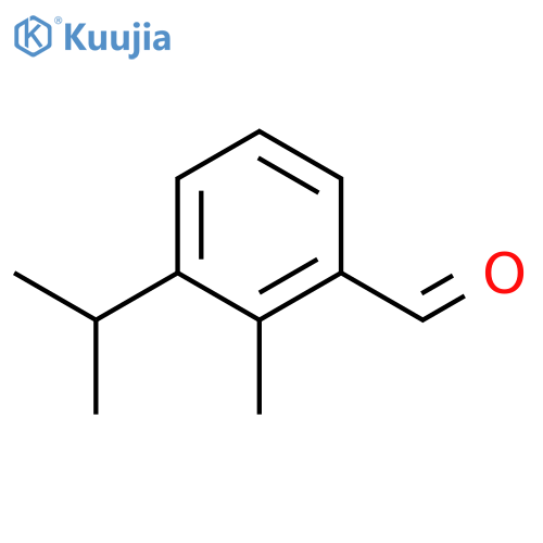 Benzaldehyde, 2-methyl-3-(1-methylethyl)- (9CI) structure