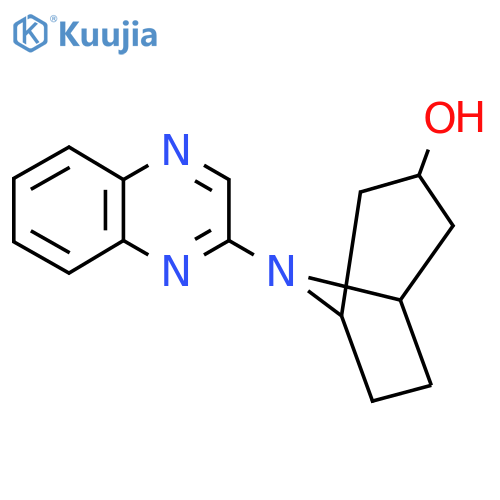8-(Quinoxalin-2-yl)-8-azabicyclo[3.2.1]octan-3-ol structure