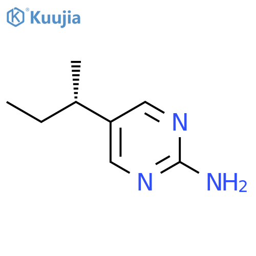 2-Pyrimidinamine,5-(1-methylpropyl)-, (S)- (9CI) structure