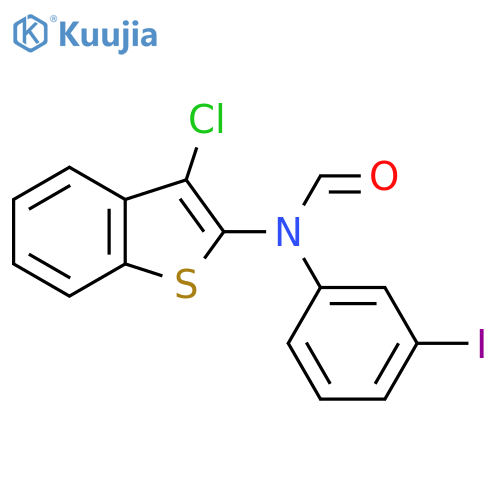 (3-Chlorobenzo[B]thiophen-2-YL)-N-(3-iodophenyl)formamide structure