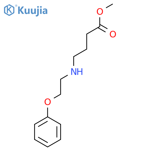 methyl 4-(2-phenoxyethyl)aminobutanoate structure