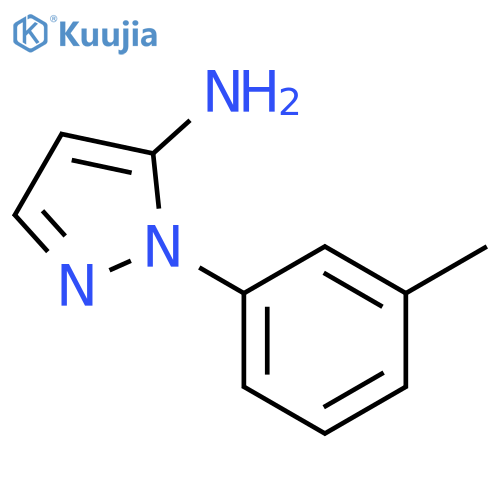 2-(3-Methylphenyl)-2H-pyrazol-3-ylamine structure