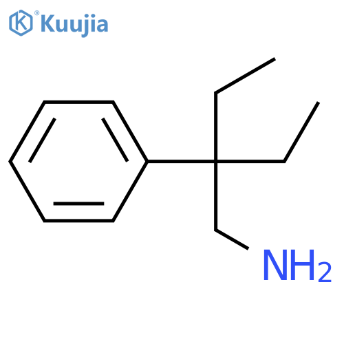 3-(aminomethyl)pentan-3-ylbenzene structure
