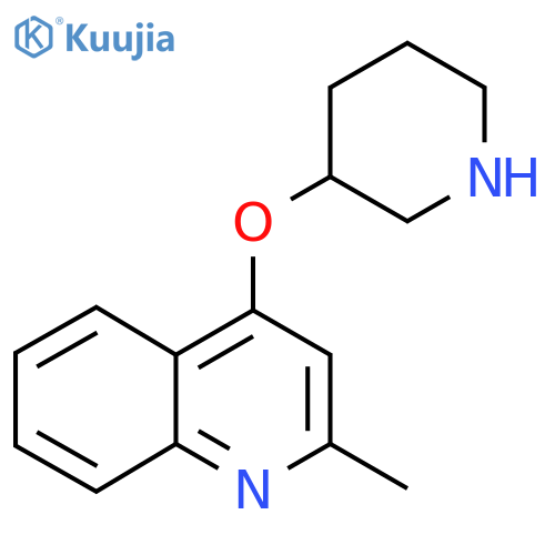 2-methyl-4-(piperidin-3-yloxy)quinoline structure