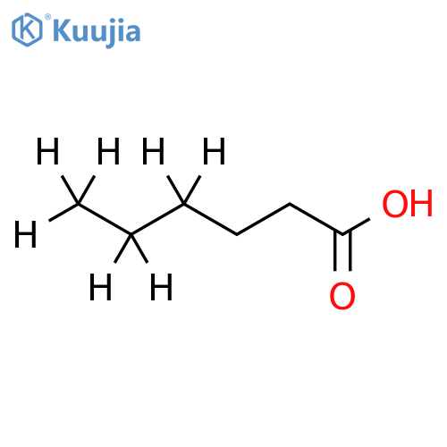 Hexanoic-4,4,5,5,6,6,6-d7 Acid structure
