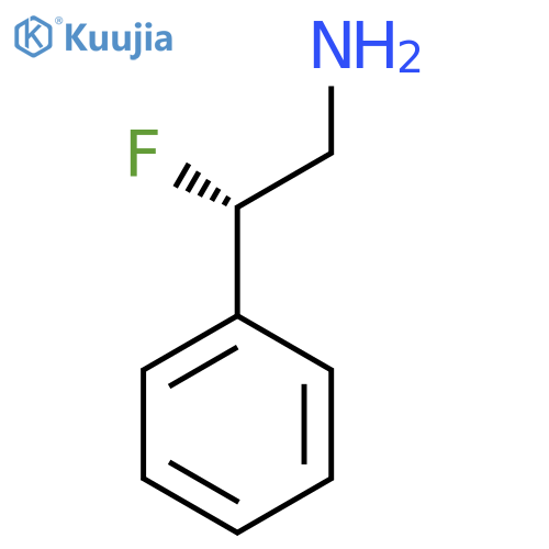 (2S)-2-Fluoro-2-phenylethan-1-amine structure