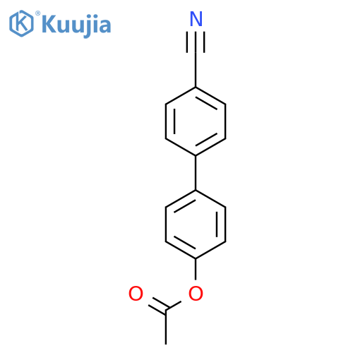 4'-Cyano[1,1'-biphenyl]-4-yl acetate structure
