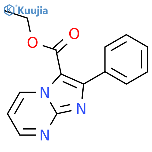Ethyl 2-phenylimidazo[1,2-A]pyrimidine-3-carboxylate structure
