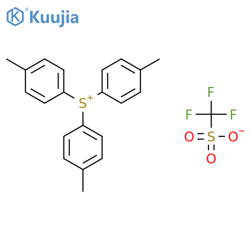 Tri-p-tolylsulfonium Trifluoromethanesulfonate structure