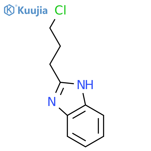 2-(3-chloropropyl)-1H-1,3-benzodiazole structure