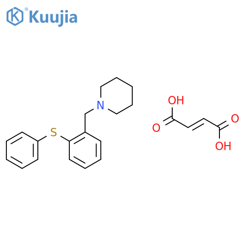1-[2-(phenylsulfanyl)benzyl]piperidine (2E)-but-2-enedioate structure