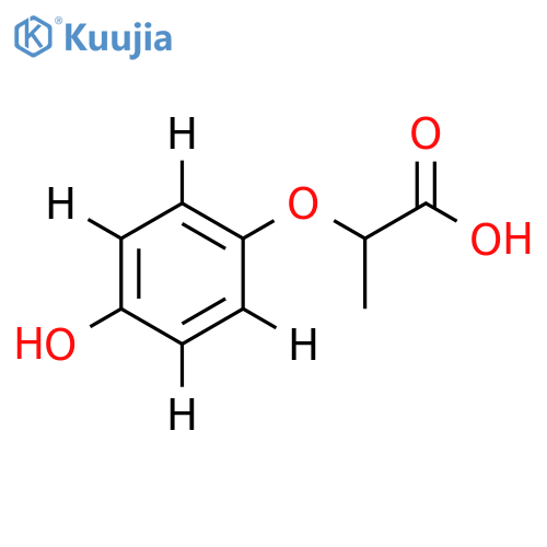 2-(4-Hydroxyphenoxy-2,3,5,6-d4)-propanoic Acid structure