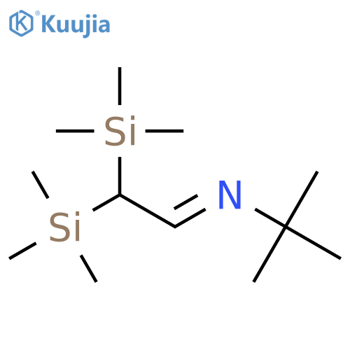 2-Propanamine,N-[2,2-bis(trimethylsilyl)ethylidene]-2-methyl- structure