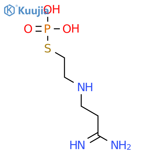 Propanimidamide,3-[[2-(phosphonothio)ethyl]amino]- (9CI) structure