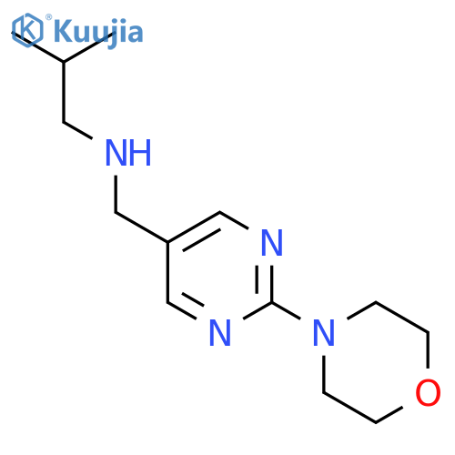 Isobutyl-(2-morpholin-4-yl-pyrimidin-5-ylmethyl)-amine structure