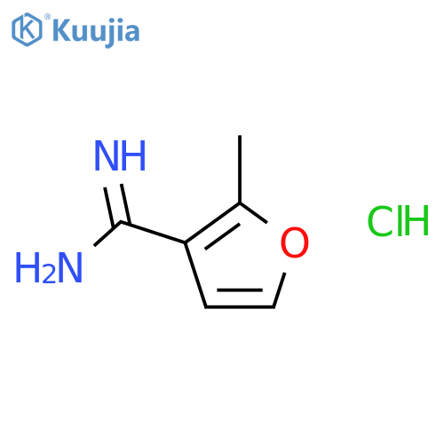 2-Methylfuran-3-carboximidamide Hydrochloride structure