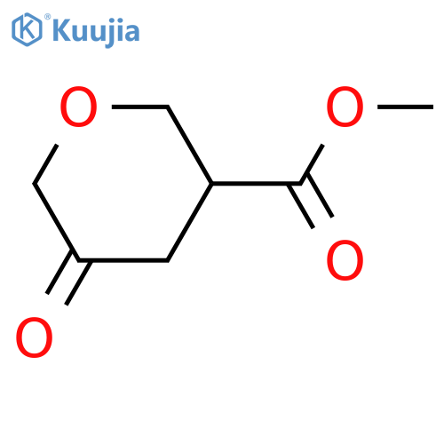 methyl 5-oxooxane-3-carboxylate structure