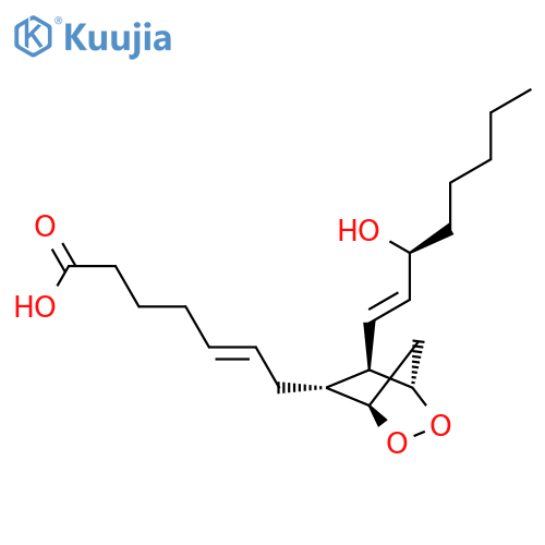 Prosta-5,13-dien-1-oicacid, 9,11-epidioxy-15-hydroxy-, labeled with tritium, (5Z,9a,11a,13E,15S)- (9CI) structure