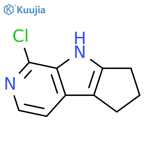 9-chloro-7,10-diazatricyclo6.4.0.0,2,6dodeca-1(12),2(6),8,10-tetraene structure