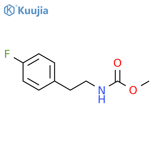 Carbamic acid, N-[2-(4-fluorophenyl)ethyl]-, methyl ester structure
